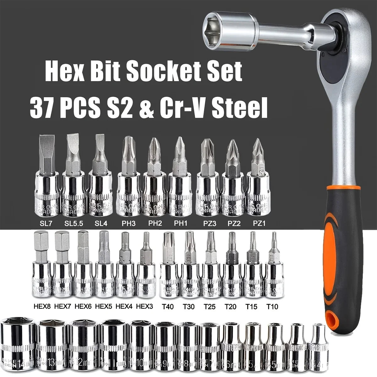 Essential 46-Piece Mechanic Tool Set