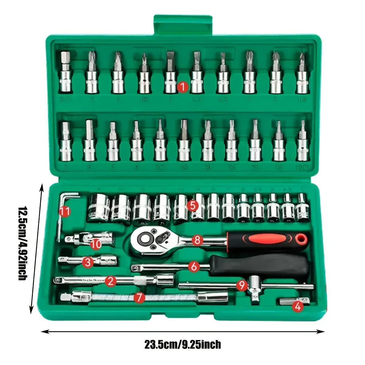 Essential 46-Piece Mechanic Tool Set