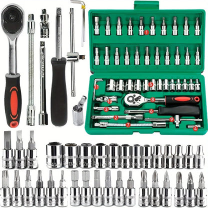 Essential 46-Piece Mechanic Tool Set